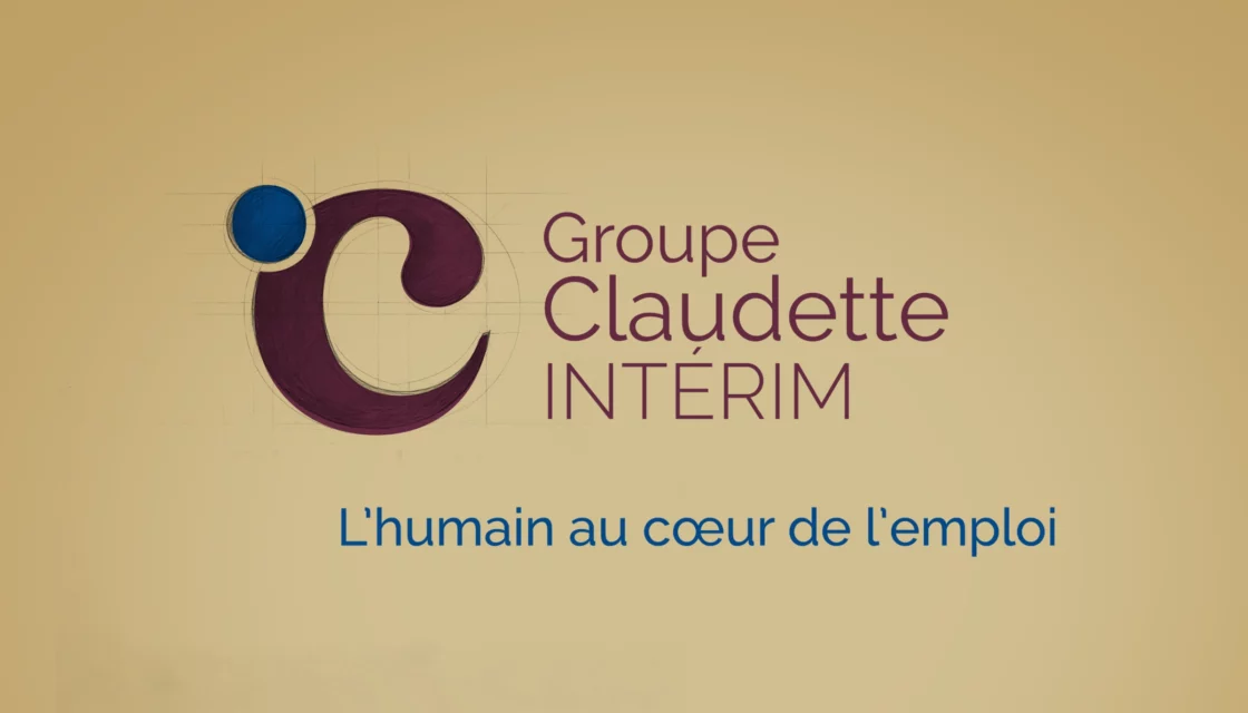 Identité visuelle Groupe Claudette intérim